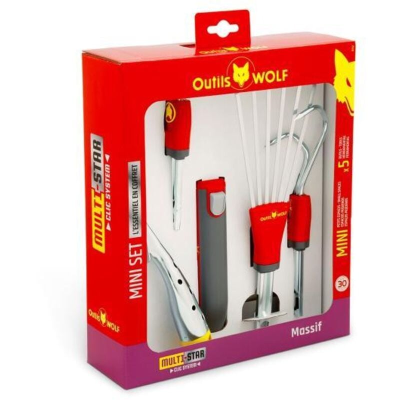 Mini-set balcons et terrasses (LU-LAM-LDM-LJM-ZM015) Outils Wolf multi-star - BT52
