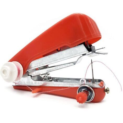 Mini Sewing Machine, Portable Manual Stitching, 3 Pieces, for Home and Travel Use