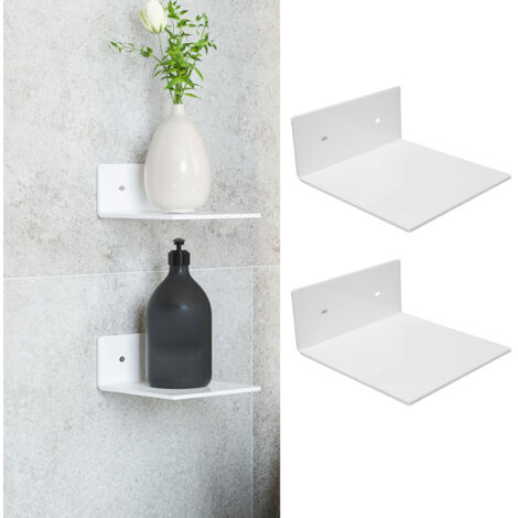 Mini Shelf Wall Storage Wall Shelf decorative Shelf acrylic wall mount adhesive multi-use shelf floating shelf for display bedroom bathroom