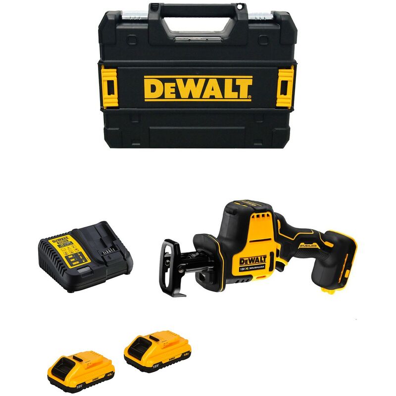 

Mini-Sierra Sable DeWALT DCS369M2 (2 x 4,0 Ah + DCB115 + TSTAK II)