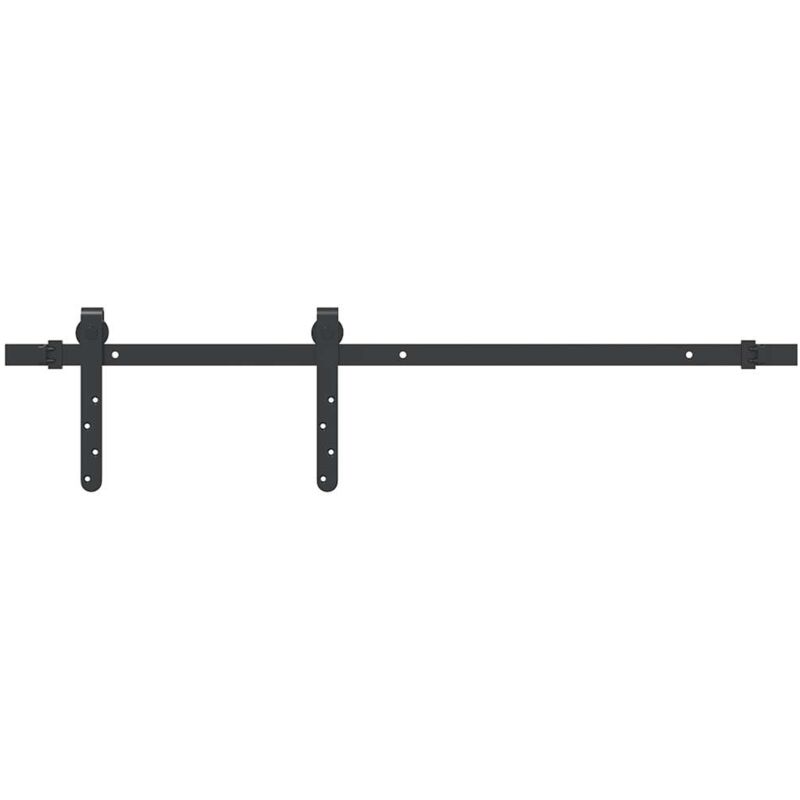 Sliding Cabinet Door Kit 91 Cm Carbon Steel Vidaxl
