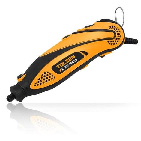 MINI SMERIGLIATRICE 135W CON VALIGETTA E 109 ACCESSORI TOLSEN