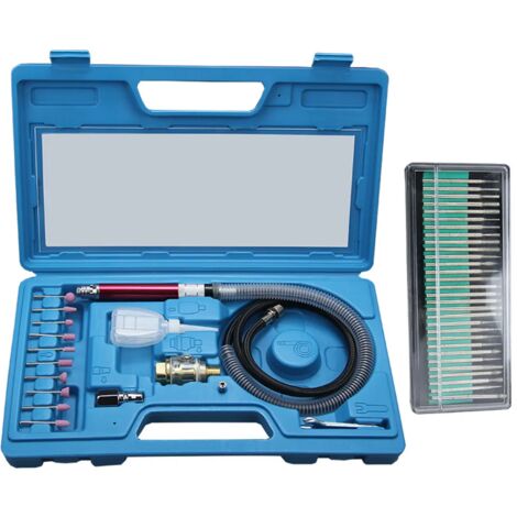 MINI SMERIGLIATRICE FLESSIBILE PNEUMATICA CON ACCESSORI A PENNA