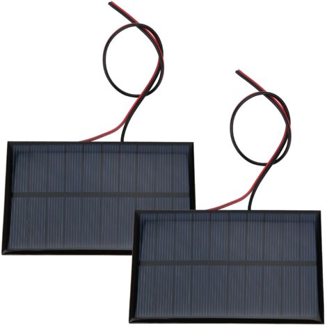 Mini-Solarladegerät – 2 Stück, 5 V, 250 mA, 30 cm Kabel