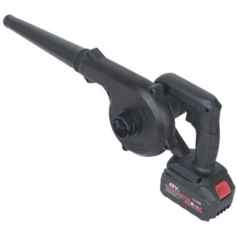 Mini soplador de aire inalámbrico, soplador portátil de polvo y hojas, para jardín, limpieza de esquinas de automóviles, sin batería.