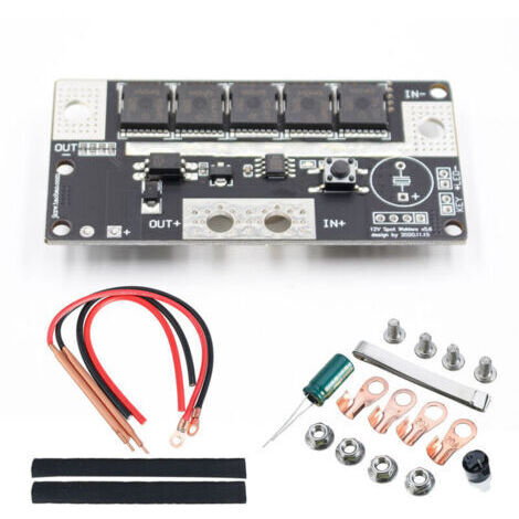 Mini Soudeuse par Points DIY 12V Ensemble de Soudage par Points Batterie Portable Machine de Stockage de Soudage par Points Carte de Circuit Imprimé P/C/B pour 18650