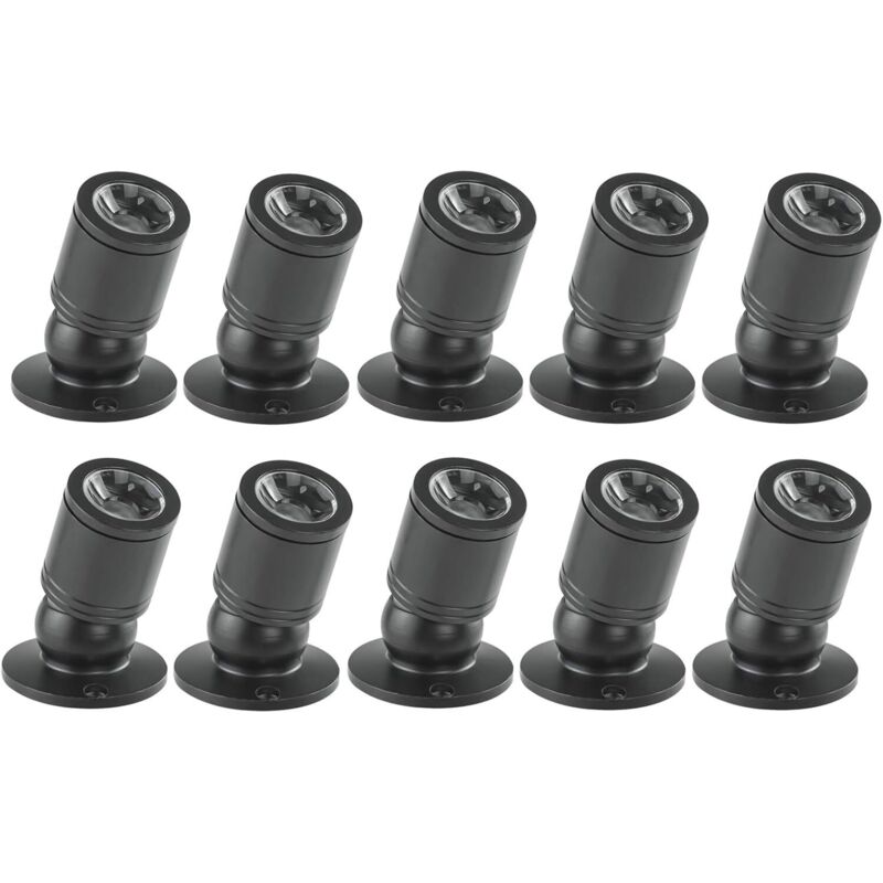 Mini Spot à LED Mini Spot Encastré Encastrable au Plafond 1W avec Pilote 100-265V AC pour Maison/Armoire à Vin/Armoire à Bijoux/Salon/Placard,