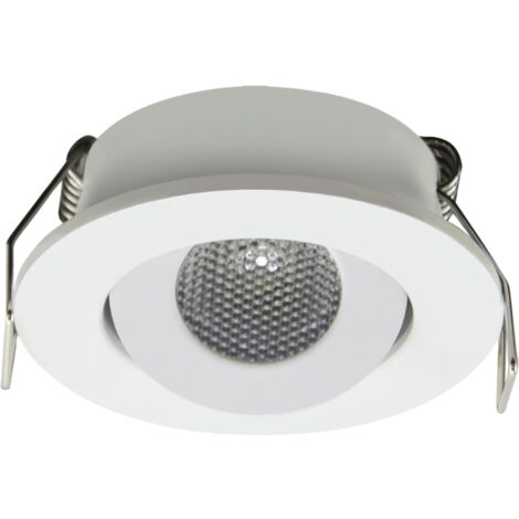 Mini Spot LED Encastrable 1.5W Blanc ø52mm - Blanc Neutre 4000K - 5500K - SILAMP