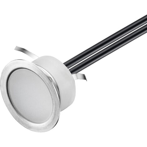 Mini Spot LED Encastrable 1W 12V - Blanc Chaud 3000K