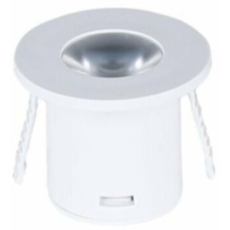 Mini Spot LED Encastrable 1W 90° Rond - Blanc Chaud  / Blanc - SILUMEN