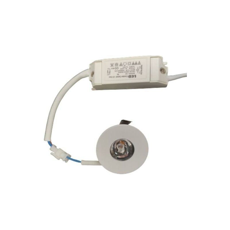 Mini Spot led Encastrable 3W 24° Rond - Blanc Neutre Silumen