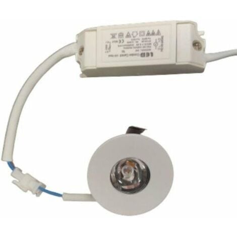 Mini Spot LED Encastrable 3W 24° Rond - Blanc Chaud 2300K - 3500K - SILAMP