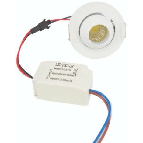 Mini Spot LED Encastrable Orientable 3W COB 45 Rond