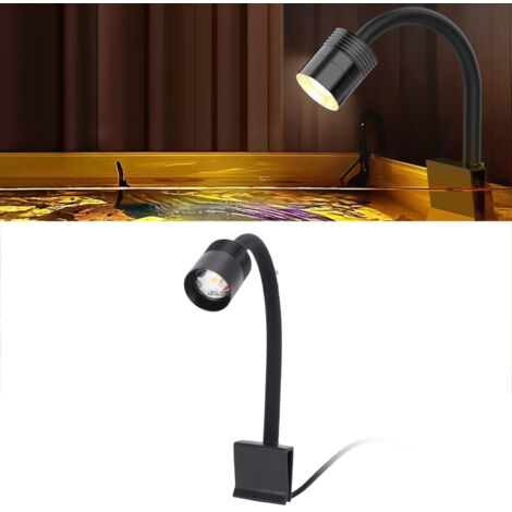 Mini Spot LED pour Aquarium USB 5W avec Régulation de Couleur et Minuterie - Éclairage Idéal pour Nano Aquariums et Bacs de Rivière-AUTRES