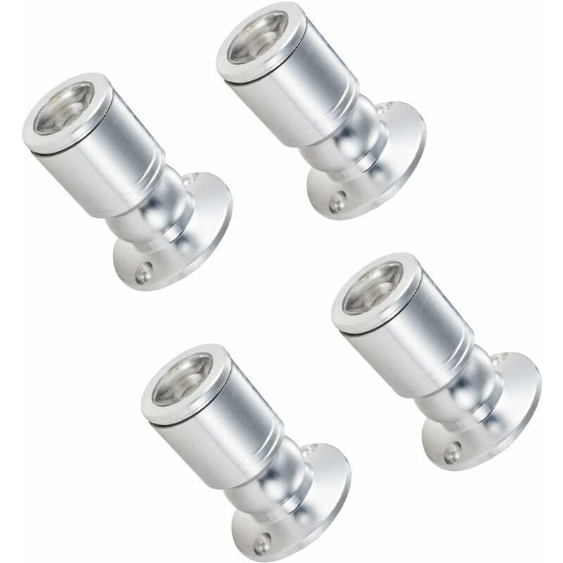 Mini Spots à Encastrer pour Vitrine - LED, projecteurs miniatures, surface de plafond, 1W