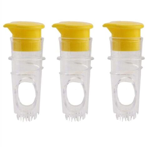 Mini spremiagrumi manuale per limoni, 3 pezzi, portatile, spremiagrumi multifunzionale per la tua cucina