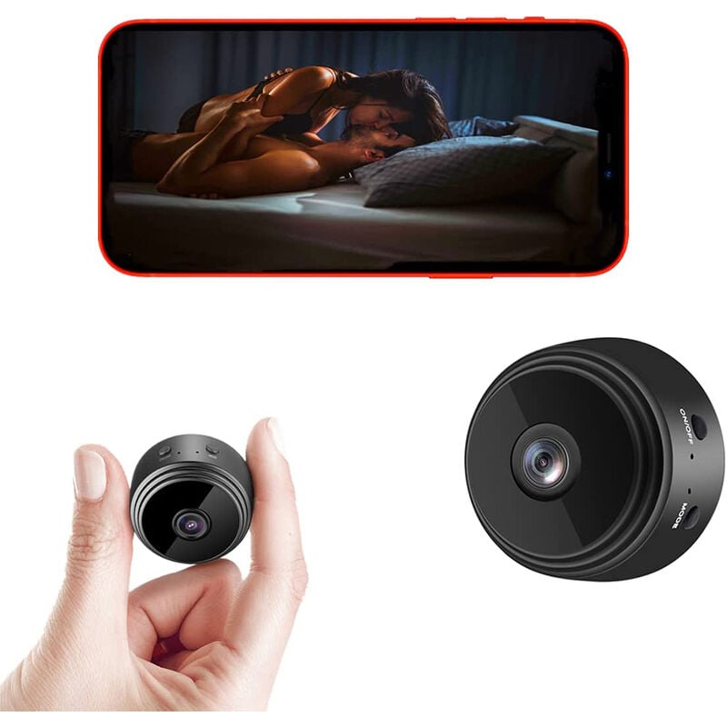 Coavas - Mini Spy Camera - Hidden Camera - Wireless WiFi Camera - 1080P hd Video and Audio Camera - Night Vision Camera - Motion Detection Camera