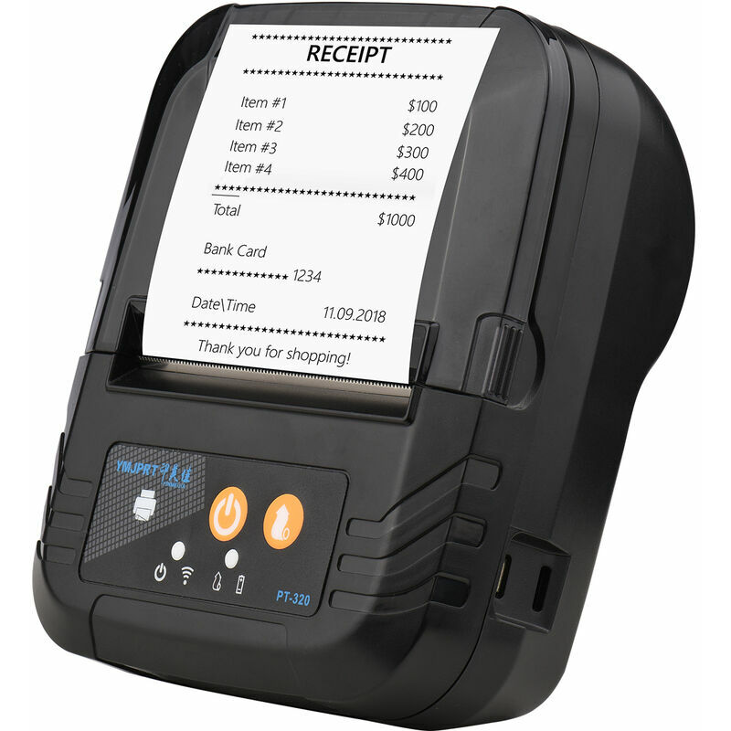 Mini stampante termica portatile per ricevute