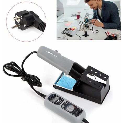 Mini station de soudage portable à pince chauffante 120W 938D LED Digital Display 200480°C SMD Soldering Station