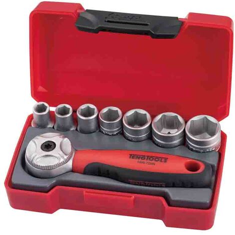 Mini-Steckschlüssel-Set, 8-teilig, 1/4 Zoll dr TENGTOOLS 269880100