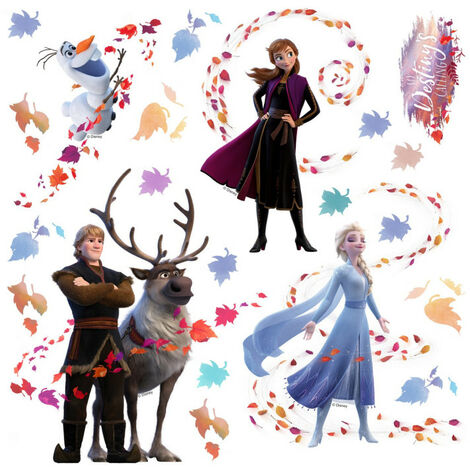 Mini Stickers Disney - La Reine des Neiges 2 - modèle ma destinée - 30 CM x 30 CM - Multicolor