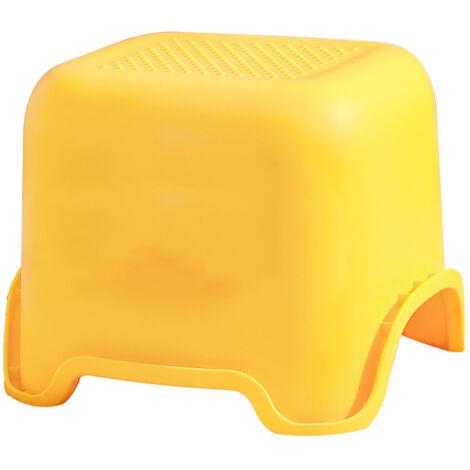 Mini Stool Step Stool Cute Duck Animal Cartoon Design Stackable Thickened Plastic Anti Slip Home Stool for Indoor Camping