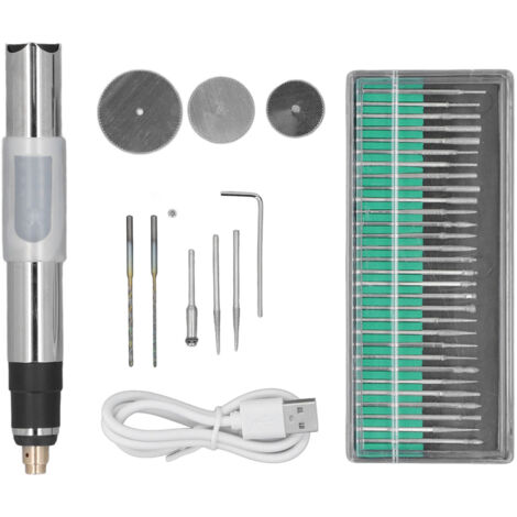 Mini stylo à graver électrique 5000 à 25 000r/min, Type Nail Art, petit graveur, polisseuse, broyeur de manucure, 3.7V, 25W