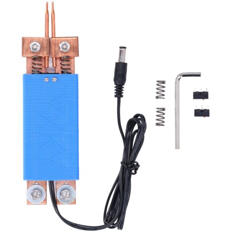 Mini stylo de soudage par points, stylo de soudage portable à gâchette automatique, accessoires pour machines à souder, bleu