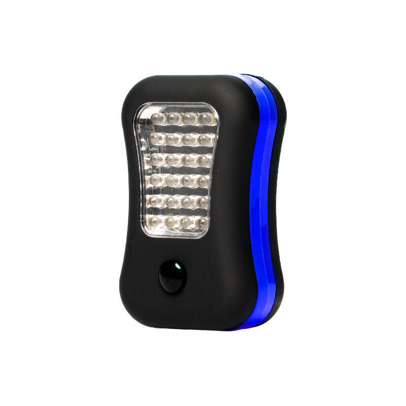 Mini support pour lampe de poche LED bleu
