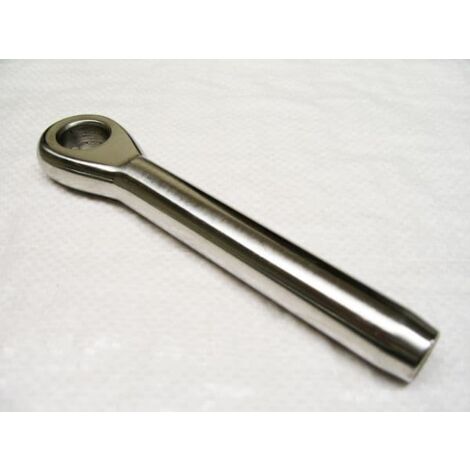 Mini Swage Eye Terminal Stainless Steel 4MM (Wire Rope Cable Rigging)