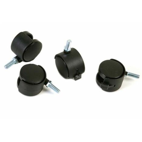 Mini system scaffale metallico set 4 ruote in nylon  cucina bagno garage cabina armadio