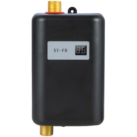 Mini système de chauffage à eau chaude électrique portable avec affichage numérique LCD