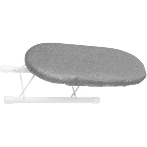 Mini Table à Repasser Pliante Portable Housse Argentée Anti - brûlure