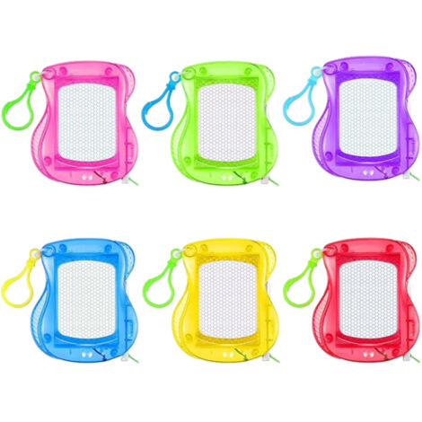 Mini tableau magnétique à dessin pour enfants, porte-clés sac à dos, effaçable, mini tableau à graffiti, jouet de fête, récompenses colorées pour la classe, fournitures de fête//