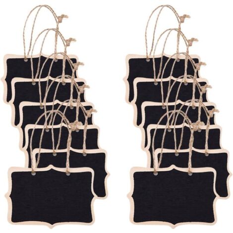 Mini tableau noir rectangulaire pour panneaux de message,