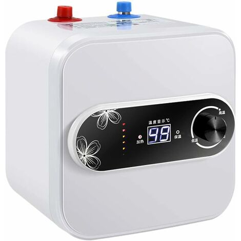 Mini tanque calentador de agua eléctrico, calentador de agua debajo del fregadero, calentadores de agua eléctricos instantáneos, para lavado de cocina doméstico