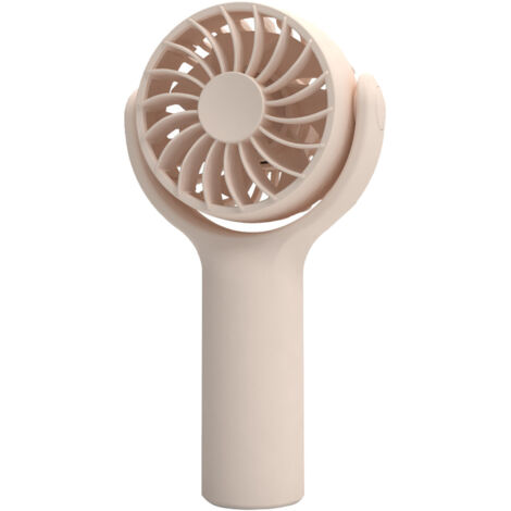 Mini-Taschenventilator mit 3 Geschwindigkeitsstufen, leiser Betrieb – Starker, einstellbarer Luftstrom für Zuhause, Reisen und Outdoor-Aktivitäten – Rosa