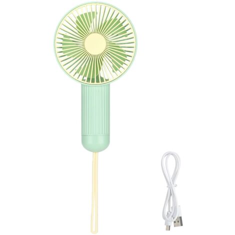 Mini-Taschenventilator YS-2103, 3 Geschwindigkeitsstufen – Ideal für Büro und Außenbereich, Grün