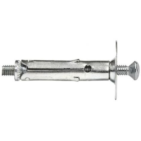 MINI TASSELLO VITE E RONDELLA D 6 MM ACC ZINCOCR 100 PZ