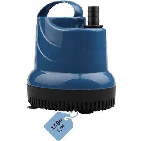 Mini-Tauchpumpe, 1500 l/h, 20 W, hohe Förderleistung für Garten, Aquarium, Teich und Springbrunnen