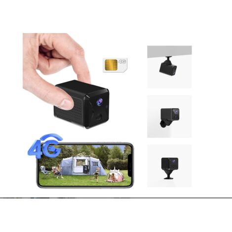 Mini telecamera di sorveglianza GSM UCOCARE 4G LTE per scheda SIM 4G LTE, 1080P HD, 5200mAh