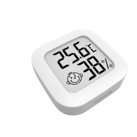 Mini-Temperatur- und Feuchtigkeitssensor im Taschenformat, Echtzeit-Innenthermometer, kleines Hygrometer für Babyzimmer, Büro oder Geschäft