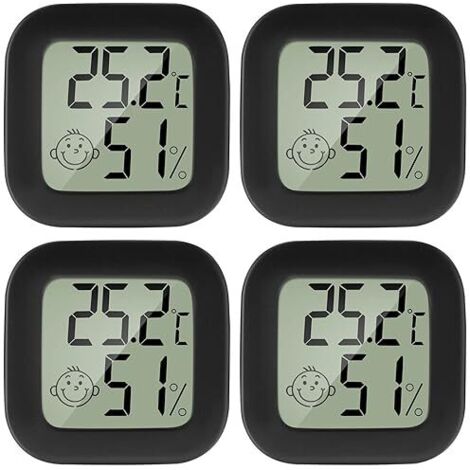 Mini termómetro Digital LCD, higrómetro, medidor de temperatura y humedad para invernadero, hogar y oficina
