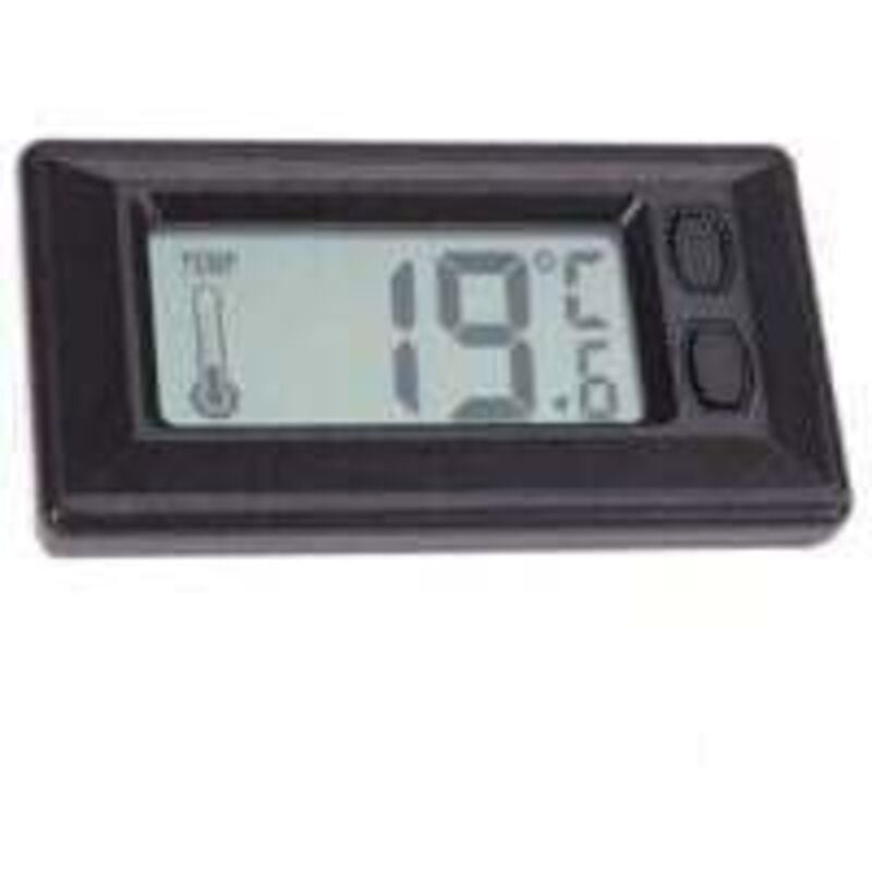 Image of Mini termómetro digital para coche, color negro