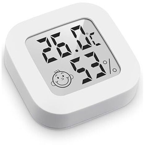 Mini termómetro higrómetro digital de alta precisión para interiores, monitor de temperatura y medidor de humedad, indicador de nivel de comodidad del termohigrómetro