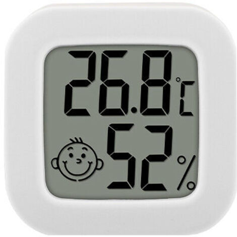 Mini termómetro higrómetro LCD portátil (paquete de 5), alta precisión (-58 °F - 158 °F), 10 % 99 % de humedad relativa, sensor digital de humedad para sala de estar, guardería, almacén, invernadero y