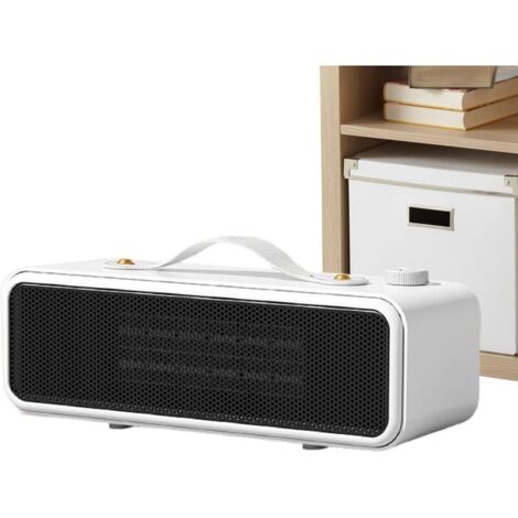 Mini termoventilatore - Termoventilatori elettrici portatili per interni con protezione antiribaltamento, riscaldamento rapido per l'inverno, ideali per viaggi, residenze studentesche, campeggio