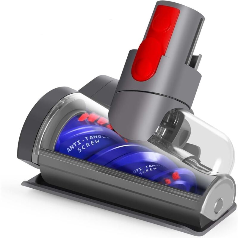 Mini tête de brosse motorisée compatible avec aspirateur Dyson V7 V8 V10 V11 V15 Gen 5, tête de rechange anti-enchevêtrement adaptée aux poils longs