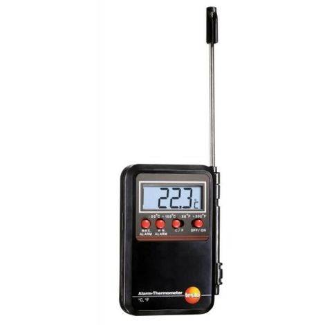 Mini-thermomètre alarme avec minimum/maximum.