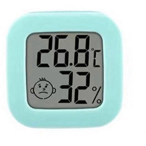 Mini thermomètre électronique facial à écran LCD pour la maison et le bureau